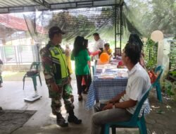 Babinsa Koramil 09/Ketol Hadiri Kegiatan Posyandu dan Pemberian Gizi Balita di Desa Kutegelime Ketol, 21