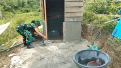 Pembangunan MCK di Desa Kute Keramil Capai 85 Persen