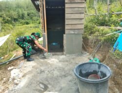 Pembangunan MCK di Desa Kute Keramil Capai 85 Persen