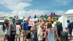 Sat Polairud Polres Karangasem Kawal Ketat Aktivitas Penyeberangan Fast Boat, di Dermaga Rakyat Padangbai