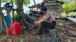 Pererat Hubungan dengan Masyarakat Pesisir, Polairud Polres Karangasem Patroli Humanis di Pesisir Pantai Jasri