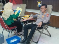 Bid Humas Polda Sulsel Gelar Donor Darah di Hari Jadi Humas Polri ke-74, Kumpulkan 112 Kantong