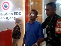 Babinsa Koramil 0816/14 Taman Dampingi Operasi Katarak & Pterigium, Wujud Nyata Kepedulian TMMD ke-126 untuk Warga
