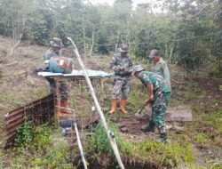 Satgas TMMD ke-126 Kodim 0106/Aceh Tengah Lanjutkan Pemasangan Jalur Pipanisasi di Desa Bukit Sari