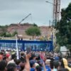 Polresta Barelang Amanka Aksi Unjuk Rasa KRB, di PT. ASL Marine Shipyard dan PT. Caterpillar Batam