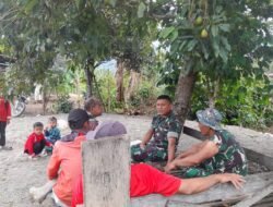 Satgas TMMD Ke-126 Kodim 0106/Aceh Tengah Jalin Keakraban Lewat Anjangsana Bersama Warga