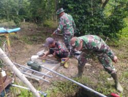 Pembangunan Pipanisasi Program TMAB di Desa Bukit Sari Rampung 100 Persen