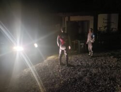 Tingkatkan Keamanan Wilayah,  Polsek Selat Intesifkan Blue Light Patrol 