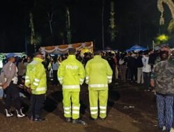 Pastikan Konser Berjalan dengan Lancar dan Kondusif, Personil Polsek Rendang Berikan Pengamanan di Area Konser