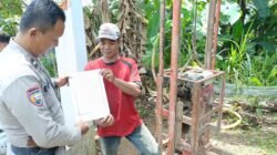 Personil Polsek Belitang III Berikan Himbauan Jangan Buka Lahan Dengan Dibakar