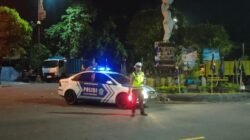 Cegah Terjadinya Lakalantas Fatal, Satuan Lalulintas Polres Karangasem Rutin Lakukan Gatur Lalin Pada Malam hari