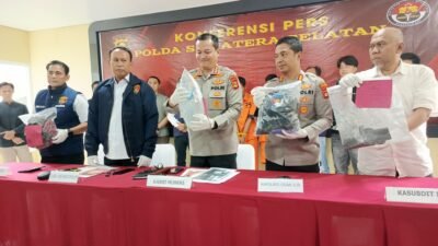 Geger Penemuan Mayat Didalam Truk Terbakar Polres Ogan Ilir Usut Pelakunya.