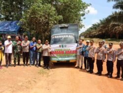 Panen Raya Desa Jangkang PT.SMM, Sinergi Polri Dalam Dukung Program Ketahanan Pangan 