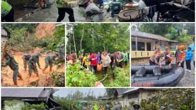 Polri Kerahkan 1.030 Personel, Tangani 221 Kejadian Bencana di Sumatera Utara