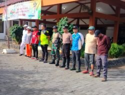 Koramil 0829-03/Kamal bersama Masyarakat Kompak Gelar Kerja Bakti Massal “Bangkalan Bershe Oungghu