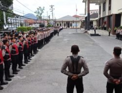 Kapolres Pimpin Apel Penyambutan dan Pembukaan Latja Siswa Diktuba Polri SPN Polda Aceh di Polres Aceh Tengah