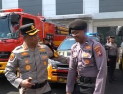 Antisipasi Bencana Hidrometeorologi Polrestabes Surabaya Gelar Apel Kesiapsiagaan