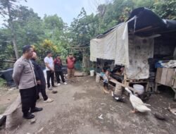 Bentuk Kepedulian Polres Jembrana Hadir, Bhabinkamtibmas Lelateng Dampingi Penyerahan Bantuan Sosial