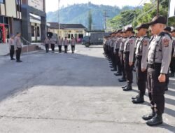 Kabag SDM Polres Aceh Tengah Lepas Siswa Diktuba Polri SPN Polda Aceh Usai Laksanakan Latja