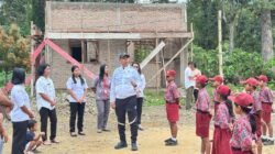 Bupati Taput Tinjau Pembangunan Revitalisasi SDN 177931 Tumus di Kecamatan Parmonangan