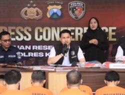 Polres Kediri Kota Ungkap 8 Kasus Selama Operasi Sikat Semeru 2025