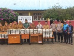 Wakapolsek Ketol Hadiri Launching Program Makan Bergizi Gratis di SD Negeri 7 Ketol