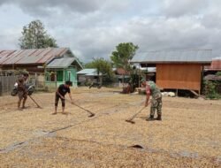 Babinsa Koramil 06/Jagong Gelar Kegiatan Ketahanan Pangan di Desa Bukit Kemuning