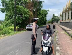 Tingkatkan Kesadaran dan Kepatuhan Berlalu lintas, Satgas III Gakkum Ops Zebra Agung 2025 Sat Lantas Polres Karangasem Gencarkan Penindakan, Teguran, dan Himbauan