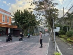 Ciptakan Keselamatan, Kelancaran dan Kenyamanan Berlalulintas Sat Binmas Rutin melaksanakan Strong Point Pagi