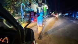 Rutinitas Personil Polsek Sidemen Melaksanakan Blue Light Patrol, dalam Meningkatkan Patroli Wilayah