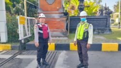 Unit Pam Obvit Sat Samapta Polres Karangasem Berpatroli di Pusat Pendistribusian BBM Wilayah Bali dan Sekitarnya, Depo Pertamina IT Manggis