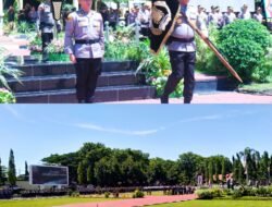 Irjen Pol Djuhandhani Raharjo Resmi Terima Pataka Polda Sulsel dari Irjen Pol Rusdi Hartono