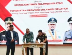 Kejati Sulsel dan Pemprov Sepakat Terapkan Pidana Kerja Sosial bagi Pelaku Tindak Pidana