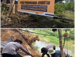Brimob Batalyon C Pelopor Turun Bantu Pembangunan Jembatan Gantung di Kab. Soppeng, Wujud Kepedulian Polri untuk Masyarakat
