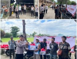 Melalui Program Jum’at Curhat  Ditsamapta Polda Bali, Berikan Arahan Tentang Keselamatan dan Keamanan kepada Petugas Pengangkut Sampah 