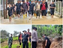 Wali Kota dan Wakil Wali Kota Lhokseumawe Tinjau Banjir Susulan, dan Titik Longsor di Kecamatan Muara Dua