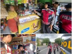 Ops Cipkon Jelang Nataru, Subsatgas Samapta Berikan Himbauan Kamtibmas 