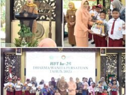 Perkuat Peran Perempuan, Dharma Wanita Persatuan Kabupaten Sidoarjo Berikan Santunan kepada Anak Berkebutuhan Khusus