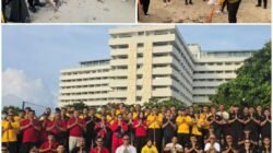 Suasana Penuh Kebersamaan Ditbinmas Polda Bali dengan DPD APSI Bali, BPD ABUJAPI Bali Gelar Kegiatan Beach Cleaning, dalam Menyambut HUT Satuan Pengamanan (SATPAM) ke-45