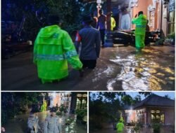 Sigap Tanggap Sat Brimob Polda Bali Evakuasi Warga Terdampak Banjir, di Desa Melaya Jembrana