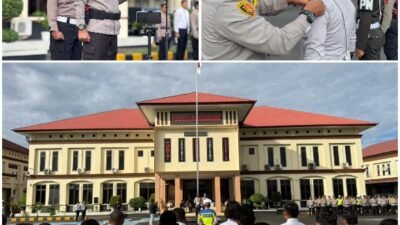 Kapolres Lhokseumawe Pimpin Apel Gelar Pasukan, Operasi Lilin Seulawah 2025