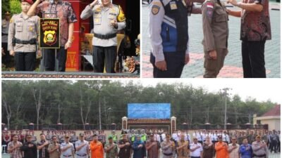 Polres Oku Timur Apel Gelar Pasukan Lilin Musi 2026, Pengamanan Natal 2025 dan Tahun Baru 2026