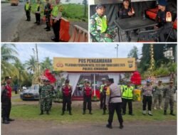 Dandim 1617/Jembrana Terjunkan Personelnya, Back-up Pengamanan Natal dan Tahun Baru di Kab. Jembrana 