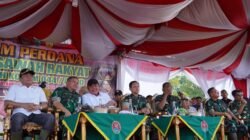 Pangdam II/Sriwijaya dan Gubernur Sumsel Tanam Perdana Cetak Sawah Rakyat Di Musi Banyuasin