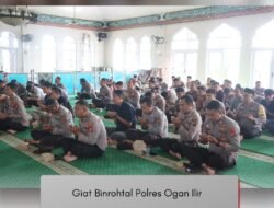 Polres Ogan Ilir Gelar Binrohtal dan Doa Bersama untuk Korban Bencana Alam di Sumatera