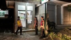 Cegah Gangguan Kamtibmas di Malam Hari, Polsek Bebandem Intensifkan Giat Blue Light Patrol