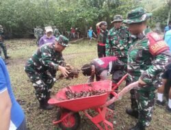 Dimomen Hari Juang TNI AD, Kodim 1617/Jembrana Pimpin Aksi Bersih Hutan Mangrove, Menjaga Kelestarian Pesisir