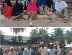 Relawan Mustafa Geulanggang Salurkan Bantuan, kepada Korban Terdampak Banjir di Kuala Ceurape