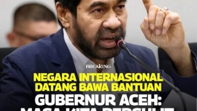 Aceh Open to Foreign Aid, Mualem: “They Are Helping Us”, Why Should We Make It Difficult!