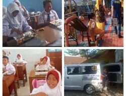 Pemdistribusian MBG Disambut Antusias Siswa Siswi dengan Senang, saat Menerima Makanan Bergizi Gratis